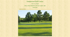 Desktop Screenshot of greenwoodgolfcourse.com